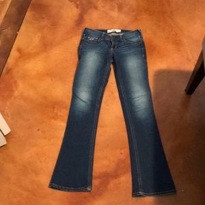 Dark wash flare jeans